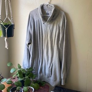 Old navy thumb hole zip up sweatshirt